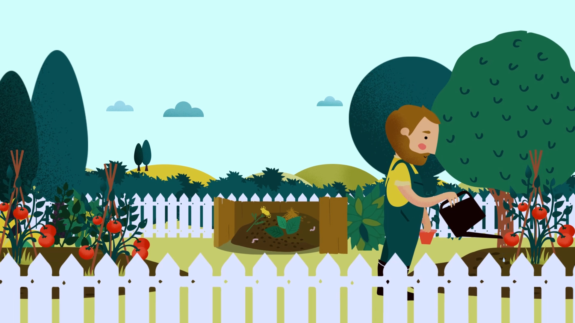 Image illustration tirée d'une animation 2D d'un projet motion design pour Leborgne
